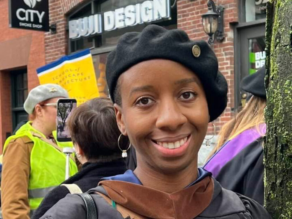 Kamilah Welch '04 at her BAC Commencement