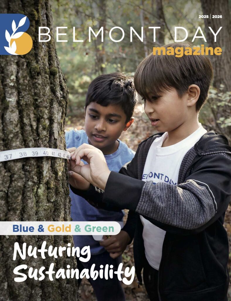 Belmont Day Magazine Cover: Nurturing Sustainability